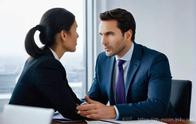 컨설턴트를 위한 클라이언트 인터뷰 기술 - **Prompt:** A dynamic scene depicting a professional business consultant (male, 30s, wearing a tailo...