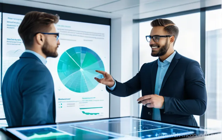 경영컨설팅 성공적인 고객 응대법 - **Prompt Title: Deep Insight and Personalized Solutions**
    "A diverse male management consultant,...