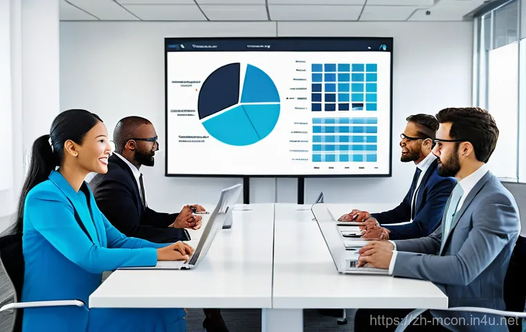 컨설턴트로서의 문제 정의 방법 - Deep Dive: Uncovering the Root Cause**

**Prompt:** A diverse group of four business professionals (...